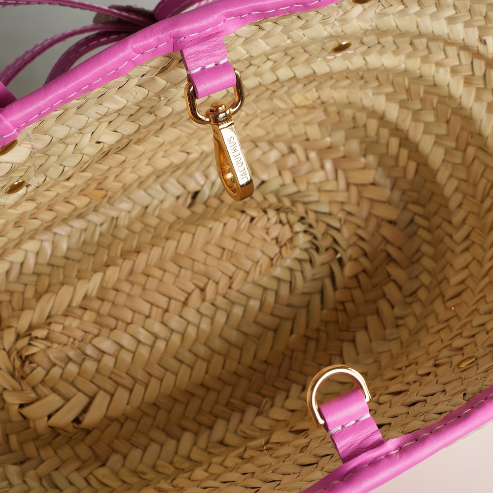 Jacquemus Le Petit Panier Soli Basket Bag (Pink) - Picture 7 of 17